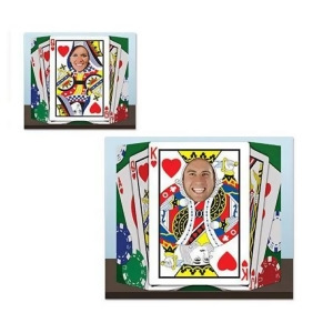 Pack of 6 Royal Flush Queen and King of Hearts Photo Prop Party Decorations 37 - All