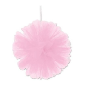 Club Pack of 24 Wispy Light Pink Decorative Tulle Balls Hanging Decorations 8 - All