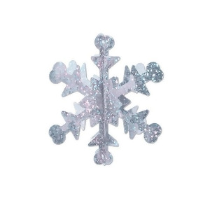 Club Pack of 60 Mini Prismatic 3-D Winter Snowflake Centerpiece Party Decorations 3.5 - All