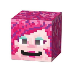 Pack of 6 Pink Gamer Girl 8-Bit Children's Halloween Costume Box Heads - All