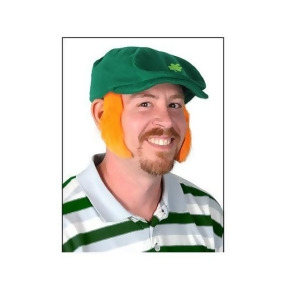 Pack of 12 St. Patrick's Orange Mutton Chop Sideburn Costume Accessories 4.5 - All