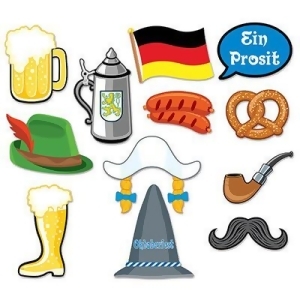 Club Pack of 144 German Oktoberfest Photo Fun Cutout Signs Party Decorations 10 - All