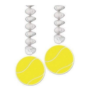 Club Pack of 24 Tennis Ball Danglers Hanging Party Decorations 30 - All