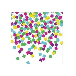 Pack of 6 Multi-Color 8-Bit Square Video Gamer Celebration Confetti Bags 0.5 oz. - All