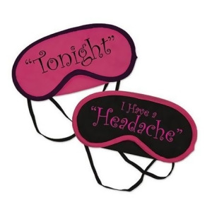 Pack of 24 Assorted Ladies' Pink and Black Risque Nighttime Sleeping Mood Masks - All