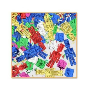 Pack of 6 Multi-Color Toy Soldier Christmas Celebration Confetti Bags 0.5 oz. - All