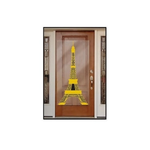 Pack of 12 Eiffel Tower Door Cover Indoor/Outdoor Party Decorations 5' - All