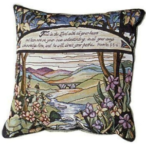 Trust in the Lord Decorative Accent Throw Pillow 17 x 17 - All