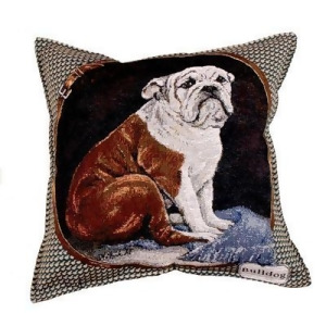 Bulldog Dog Decorative Accent Throw Pillow 17 - All