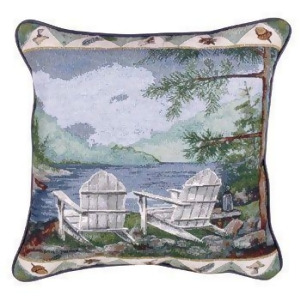 Lakeside Adirondack Decorative Accent Throw Pillow 17 x 17 - All