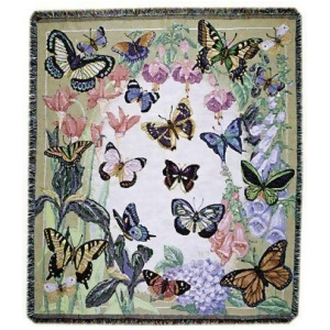 Chromatic Butterflies Are Tapestry Throw Blanket 50 x 60 - All