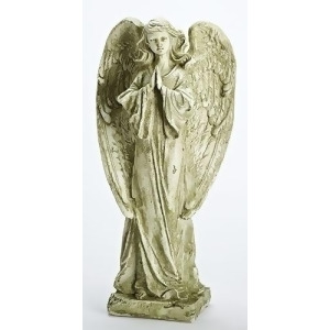 22 Weathered Religious Praying Angel Outdoor Garden Patio Statue - All