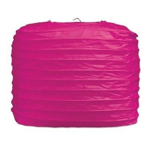 Club Pack of 24 Cerise Square Paper Lantern Hanging Party Decorations 8 - All