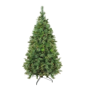 7.5' x 55 Pre-Lit Cashmere Mixed Pine Full Artificial Christmas Tree Clear Dura Lights - All