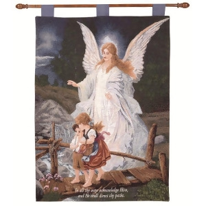 Direct Thy Paths Religious Pictorial Wall Art Hanging Tapestry 26 x 36 - All