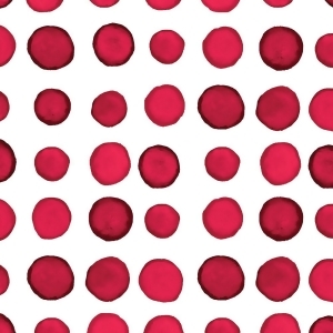 Club Pack of 288 Garnet Red Dotted Striped 3-Ply Paper Beverage Party Napkins 5 - All