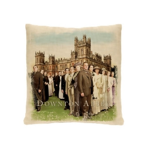 18 Downton Abbey Cast British Decorative Square Throw Pillow - All