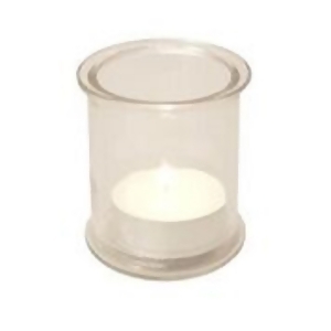 12 White Mega Outdoor Patio Garden Citronella Tealight Candles with 4 Holders - All