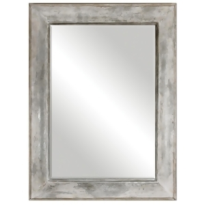 64 Hand Forged Distressed Rust Gray with Aged Gray Wash Rectangular Wall Mirror - All