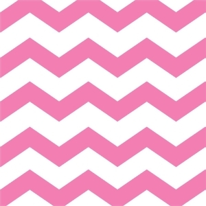 Club Pack of 384 Chevron/Dots Candy Pink Premium 2-Ply Disposable Beverage Napkins 5 - All