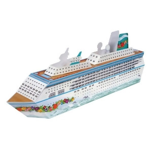 Club Pack of 12 Nautical White 3-Dimensional Cruise Ship Decorative Party Centerpieces 13.25 - All
