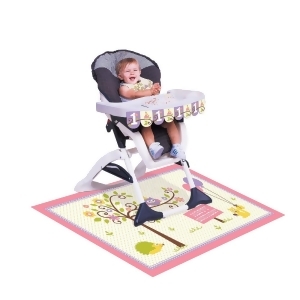 Pack of 6 Happi Woodland Girl 1st Birthday High Chair Decorating Kit - All