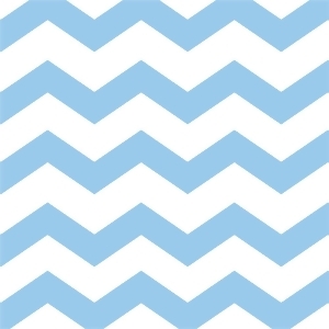 Club Pack of 384 Pastel Blue Chevron and Polka Dot 2-Ply Beverage Party Napkins 5 - All