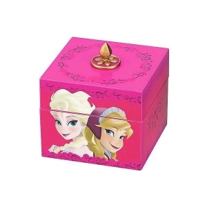 Mr. Christmas Disney Frozen Anna and Elsa Musical Keepsake Box with Pendant Necklace #11884 - All
