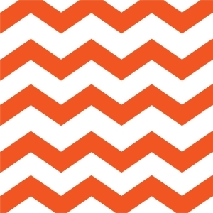 Club Pack of 384 Chevron/Dots- Sunkissed Orange Premium 2-Ply Disposable Party Beverage Napkins 5 - All