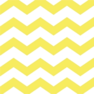 Club Pack of 384 Mimosa Yellow Chevron and Polka Dot 2-Ply Beverage Party Napkins 5 - All