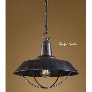 14 Bronze Metallic Oxidized Rustic Ceiling Light Pendant - All