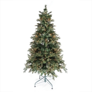 6' Pre-Lit Savannah Spruce Artificial Christmas Tree Clear Lights - All