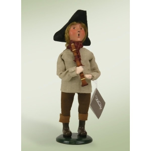 10.5 Decorative Colonial Musical Performer Boy Christmas Table Top Figure - All