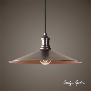 14 Carolyn Kinder Barnstead 1-Bulb Antique Copper Pendant Ceiling Light Fixture - All