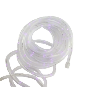 12' Solar Powered Multi-Function Purple Led Indoor/Outdoor Christmas Rope Lights with Ground Stake - All