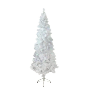 6.5' x 32 Pre-Lit White Winston Pine Artificial Christmas Tree Multi Led Lights - All
