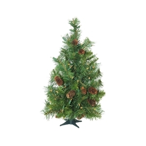3' x 22 Pre-Lit Dakota Red Pine Full Artificial Christmas Tree Clear Lights - All