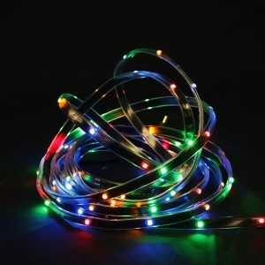 18' Multi-Color Led Indoor/Outdoor Christmas Linear Tape Lighting Black Finish - All