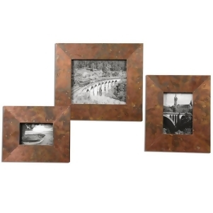 Set of 3 Ambrosia Oxidized Copper Photo Frames 11 - All