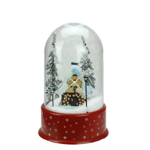 14 Lighted Musical Snowing Windmill Christmas Table Top Snow Dome - All