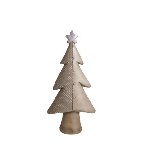 24 Brown Textured Eco-Friendly Christmas Tree Tabletop Figure - All