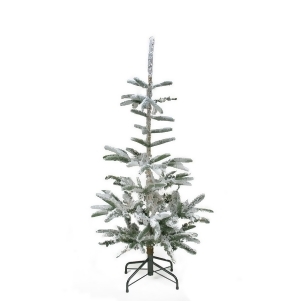 4.5' Flocked Noble Fir Artificial Christmas Tree Unlit - All
