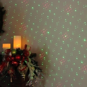 Sound Activated Dynamic Mini Christmas Laser Star Light Projector with Stand - All