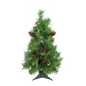 2' x 17 Pre-Lit Dakota Red Pine Full Artificial Christmas Tree Clear Dura Lights - All