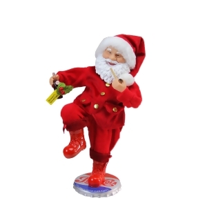 12 Santa Claus Standing on Vintage Style Pepsi-Cola Bottle Cap Christmas Figure - All