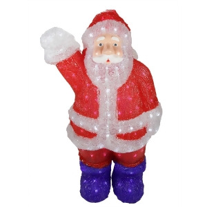 24 Lighted Commercial Grade Acrylic Santa Claus Christmas Display Decoration - All