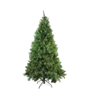 7.5' x 56 Pre-Lit Dakota Red Pine Full Artificial Christmas Tree Clear Lights - All