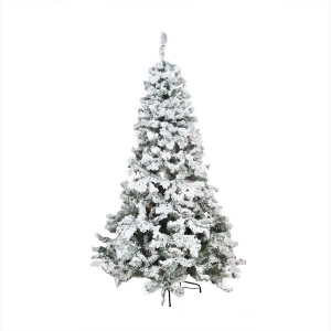 9' Heavily Flocked Pine Medium Artificial Christmas Tree Unlit - All