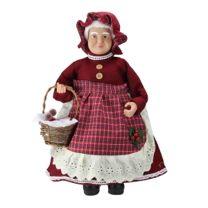 17 Mrs. Claus with a Basket of Sweets Christmas Tree Topper or Table Top Decoration - All