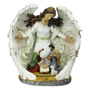 12 Guardian Angel and the Holy Family Nativity Scene Christmas Table Top Decoration - All